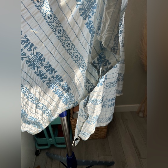 Torrid Blue & White Floral Cardigan - 2/3 - Picture 5 of 9